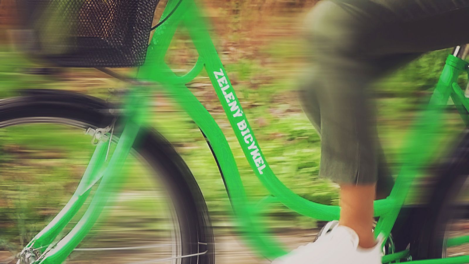 Zelený bicykel 