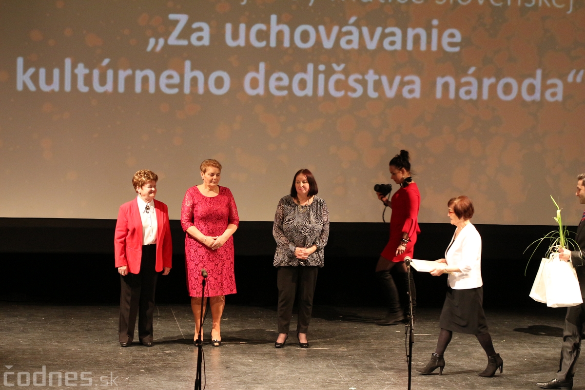 Cena Oblastnej rady Matice slovenskej Za uchovávanie a rozvoj kultúrneho dedičstva národa