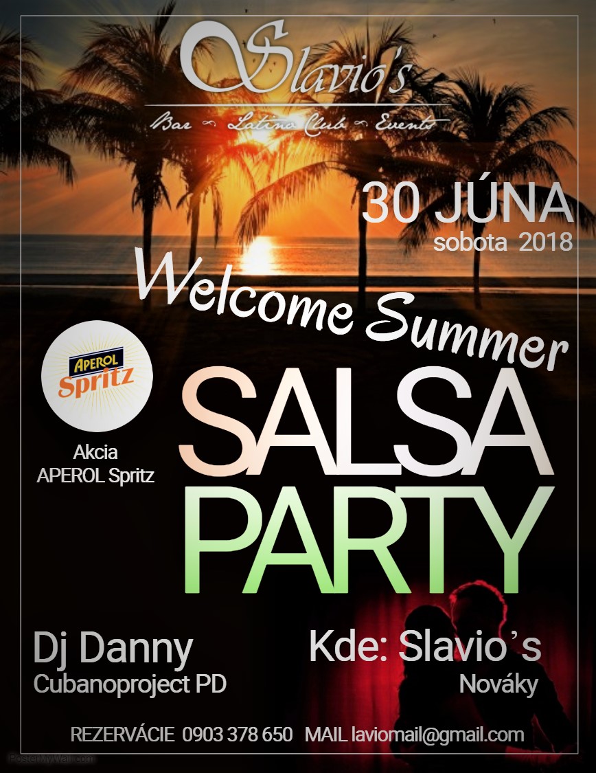 Welcome Summer Salsa Párty v Slavio᾽s Nováky