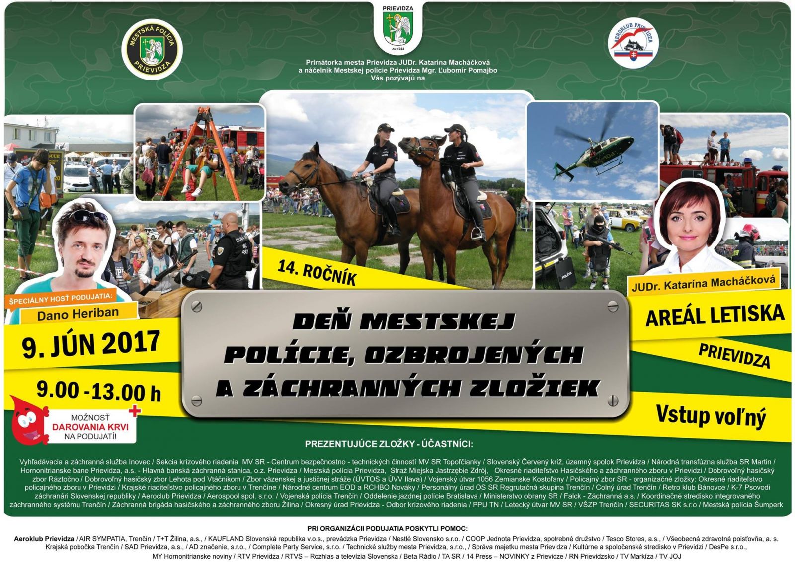 Deň Mestskej polície, ozbrojených a záchranných zložiek 2017
