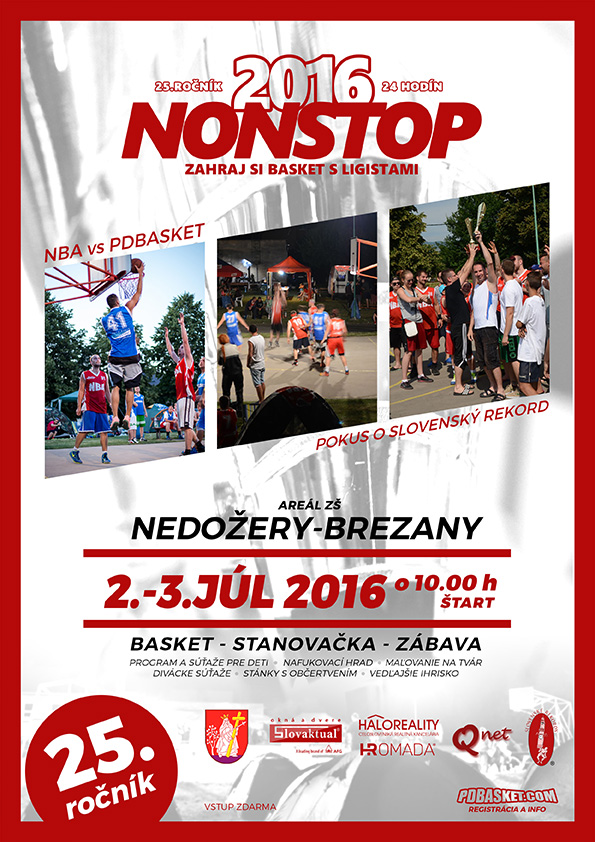 25.ročník NONSTOP basketbal 2016