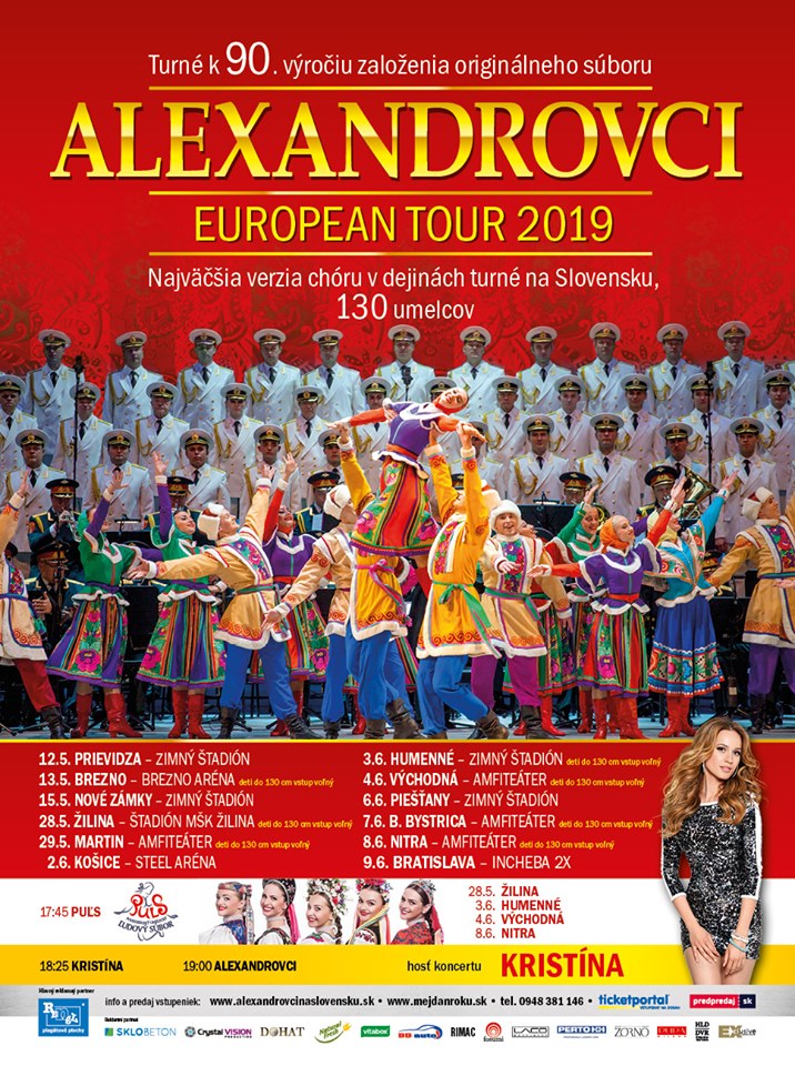 ALEXANDROVCI EUROPEAN TOUR 2019