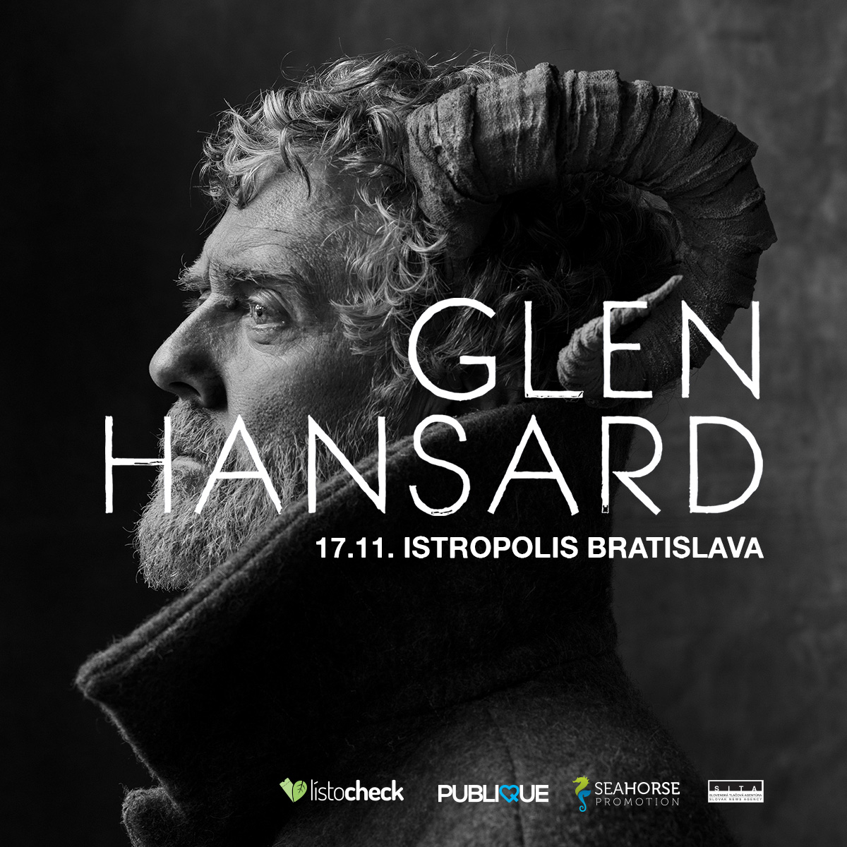 Glen Hansard zahrá v Bratislave v deň výročia nežnej revolúcie