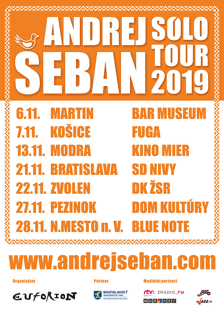 Andrej Šeban SÓLO TOUR 2019