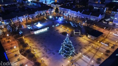 Foto: Vianočná výzdoba - mesto Prievidza - 2021