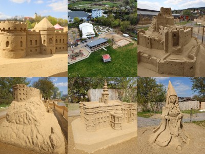 Foto: Nové obrovské pieskové sochy v Bojniciach budete môcť vidieť od 30.4.2022