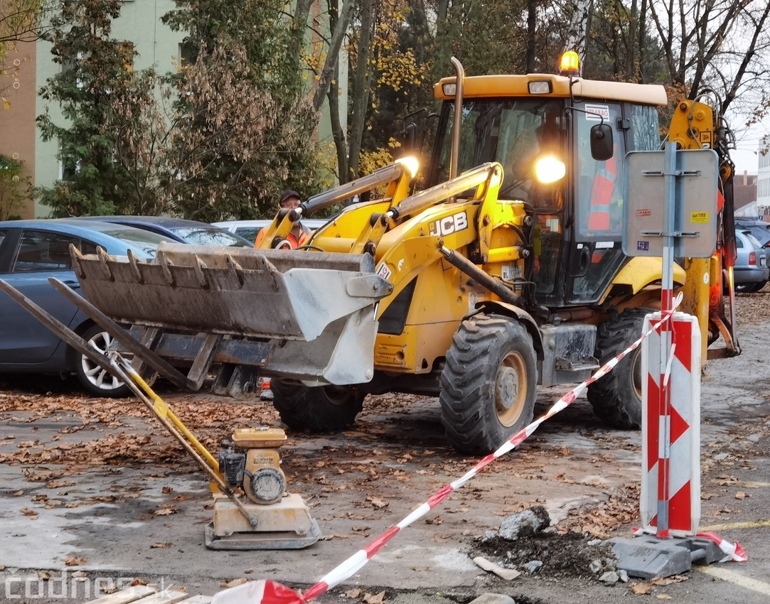 Mesto Prievidza chystá projekty na rekonštrukcie miestnych ciest a chodníkov