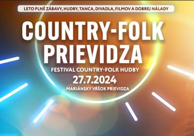 FESTIVALOVÁ PRIEVIDZA: Country-folk Prievidza