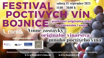 Bojnický festival poctivých vín 2024 - Bojnice