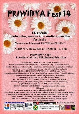 PRIWIDYA Fest 14 - 2. deň tradičného, umelecko - multižánrového festivalu