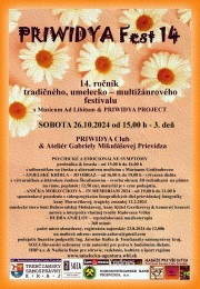 PRIWIDYA Fest 14 - 2. deň tradičného, umelecko - multižánrového festivalu 3