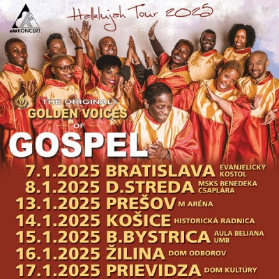 The GOLDEN VOICES OF GOSPEL (USA), HALLELUJAH TOUR 2025 - Prievidza