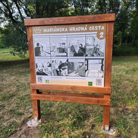 Foto a video: Prievidza má nový náučný chodník - Mariánska hradná cesta. Ponúka kus histórie, legendy aj zaujímavosti lokality v okolí Mariánskeho vŕšku. 1