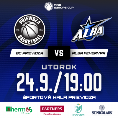 Zápas o pohárovú Európu: BC Prievidza - Alba Fehervar