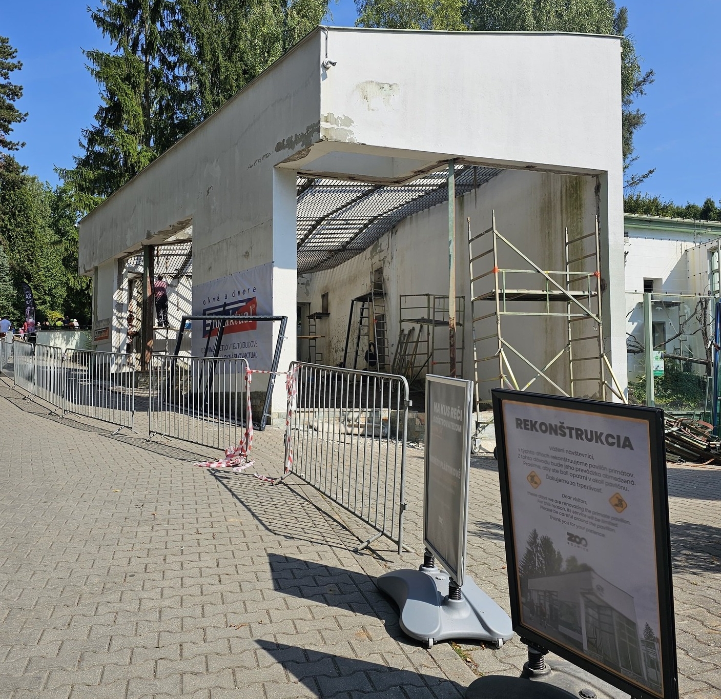 Zoo Bojnice pokračuje v rekonštrukcii pavilónu opíc